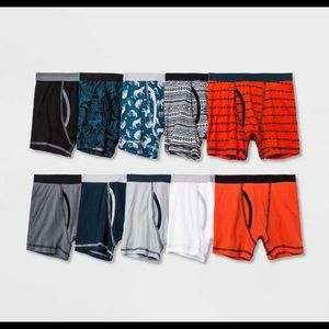 10pk Cat & Jack Boys Youth XL 16 Boxer Briefs
